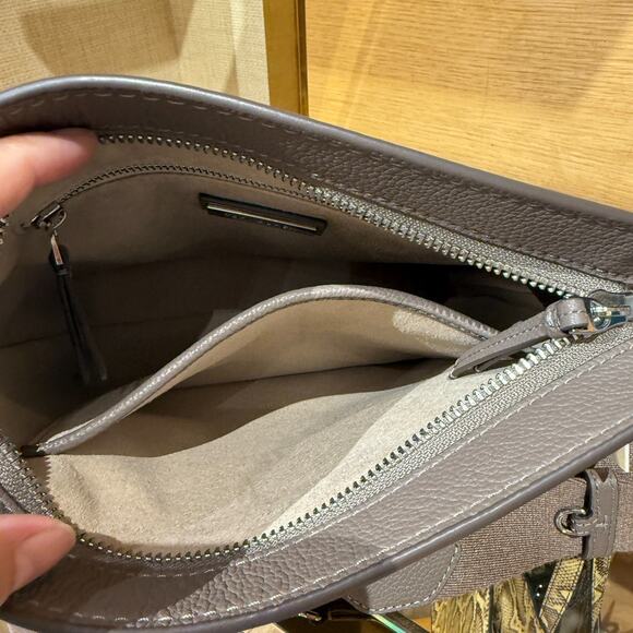 Last 2 ‼️Tory Burch 170475 Thea Swingpack Crossbody Wild Mushroom $450 - Picture 3 of 16